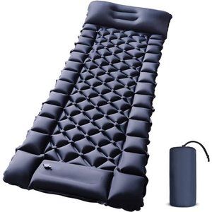 Sleeping Pad - Ultralight Inflatable Sleeping Mat with Built-in Foot Pump
